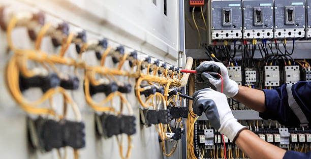 Professional Electrician technician working in Albemarle, NC